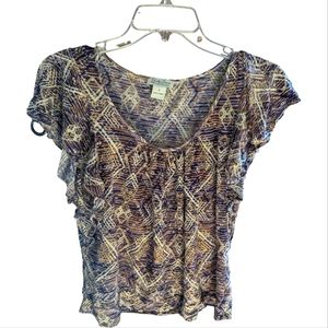 Small Lucky Brand Boho Blouse